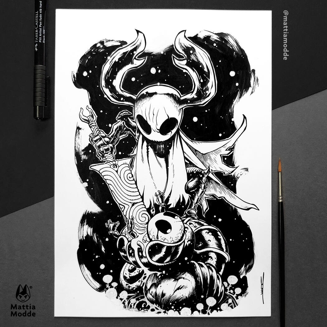 Full body / B&amp;W / 2 characters